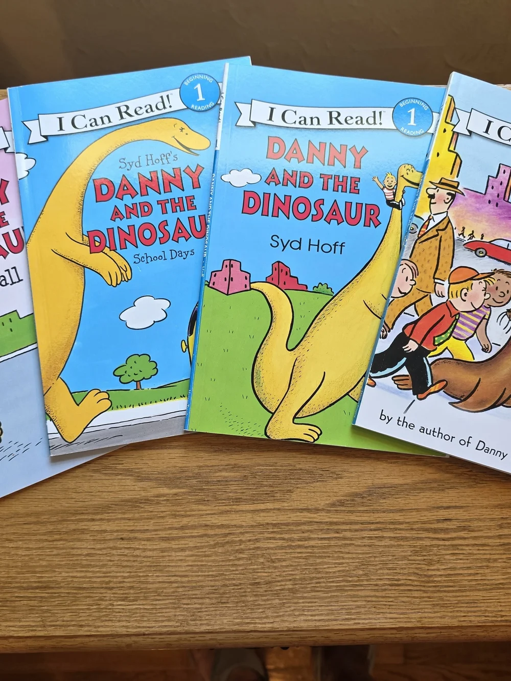 4 Danny and the Dinosaur books-I Can Read Level 1